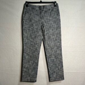 Ann Taylor Devin‎ Fit Dress Pants Womens Size 2 Hethered Black Grey